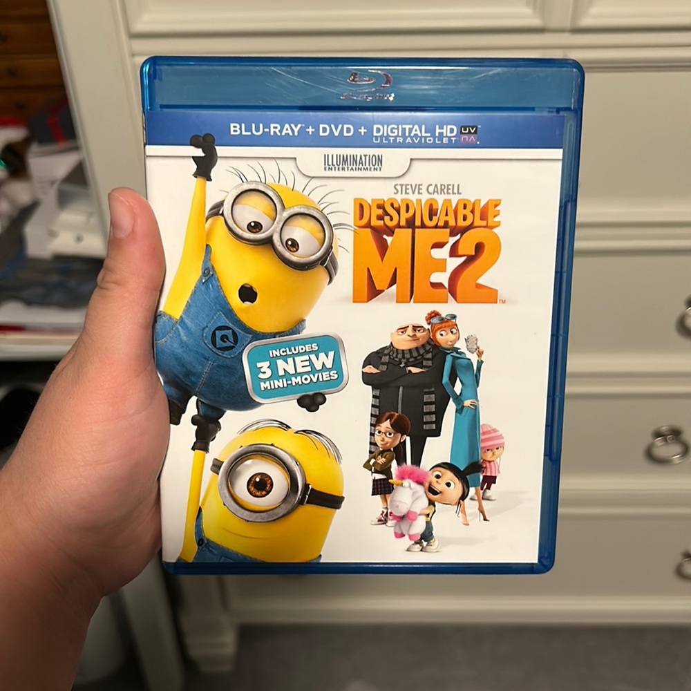 Despicable Me 2 Blu-Ray + DVD + Digital HD